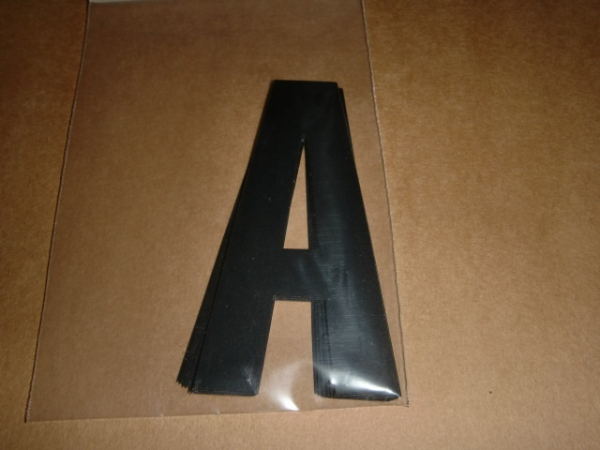 99222.003.A Buchstabe "A" Höhe 100mm schwarz selbstklebend